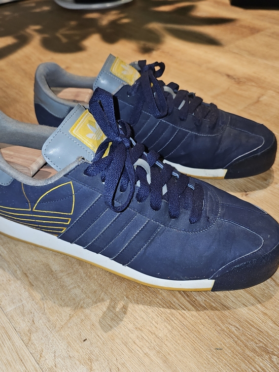 adidas Other - ADIDAS Samoa Mens Blue Suede Sneakers Size 13 Shoes Athletic Running
